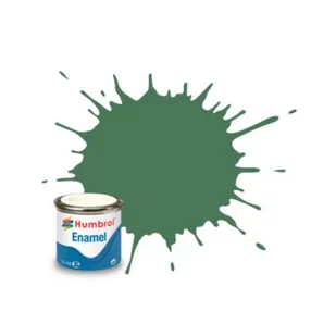 Humbrol Farba Nr101 Mid Green Matt 14ml - Akcesoria i części modelarskie - miniaturka - grafika 1
