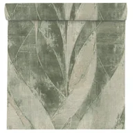 Tapety - Tapeta Liście zielono-złota winylowa na flizelinie - miniaturka - grafika 1