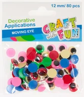 Scrapbooking - Craft With Fun Ozdoba dekoracyjna, Kolorowe oczy - miniaturka - grafika 1