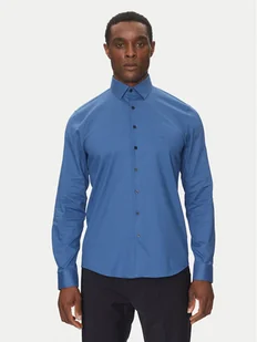 Calvin Klein Koszula K10K114298 Niebieski Slim Fit - Koszule męskie - miniaturka - grafika 1