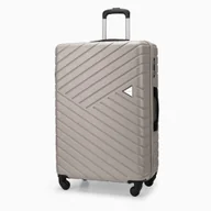 Walizki - Duża walizka PUCCINI MALAGA ABS027A 6C Szampańska - miniaturka - grafika 1