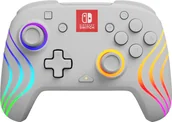 Kontrolery do Nintendo - PDP wireless controller Afterglow Wave Nintendo Switch, white 500-252-WH - miniaturka - grafika 1