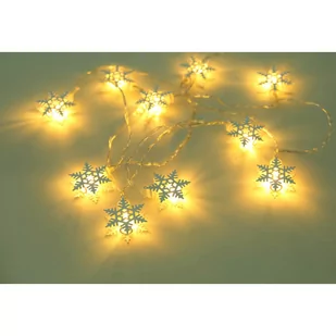 Bożonarodzeniowa Girlanda Gwiazdki 1,65M 10 Led 0,03W Ciepła - Lampy ogrodowe - miniaturka - grafika 1