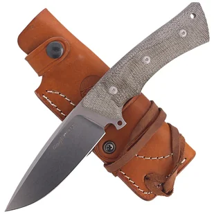 Nóż Viper Gianghi Green Canvas Micarta, Stone Washed N690Co by Silvestrelli (V4882CV) - Noże - miniaturka - grafika 4