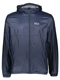 Jack Wolfskin Kurtka "Breather" w kolorze granatowym - Kurtki i kamizelki sportowe męskie - miniaturka - grafika 1