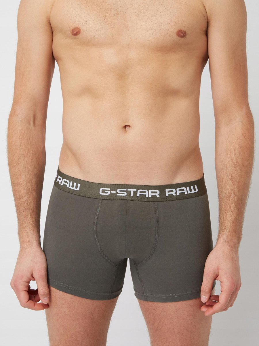 G-STAR RAW 3 PACK BOKSERKI MĘSKIE BAWEŁNIANE ZIELONE L 6FA