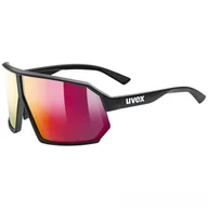 Okulary przeciwsłoneczne - Okulary sportowe Uvex Sportstyle 237 Kolor: czarny/czerwony - miniaturka - grafika 1