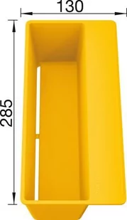 Blanco Wkład do komory z tworzywa SITYBox Lemon 236721) 236721 - Pozostałe akcesoria kuchenne - miniaturka - grafika 1