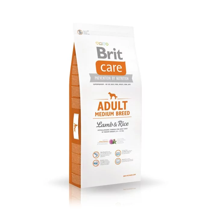 Brit Care Adult Medium BREED Lamb & Rice 3 kg