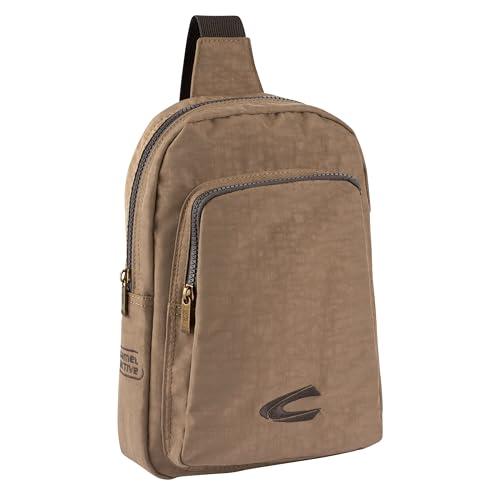 camel active bags Journey męska torebka Sling Bag plecak średni rozmiar beżowy, beżowy, M, Klasyczny