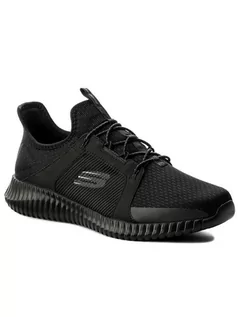 Buty sportowe męskie - Skechers Elite Flex 52640-BBK czarny - grafika 1