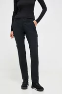 Spodnie sportowe damskie - Columbia spodnie outdoorowe Silver Ridge Utility kolor czarny dopasowane medium waist - miniaturka - grafika 1