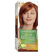 Farby do włosów i szampony koloryzujące - Garnier Color Naturals 6.46 Miedziana czerwień, odżywcza farba do włosów, do 100% pokrycia siwych włosów - miniaturka - grafika 1