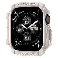 Akcesoria do smartwatchy - Spigen Etui Rugged Armor do Apple Watch 10 46 mm, beżowe - miniaturka - grafika 1