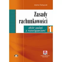 Chałupczak Jolanta Zasady rachunkowości  zbiór zadań z rozwiązaniami (z suplementem elektronicznym) - Finanse, księgowość, bankowość - miniaturka - grafika 1