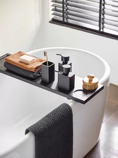 Aquanova Kubek na szczoteczki do zębów KHANA black - Akcesoria łazienkowe - miniaturka - grafika 1