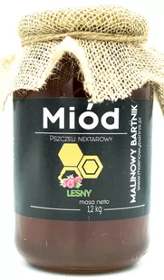 Miód Leśny 1.2 kg Malinowy Bartnik - Miód - miniaturka - grafika 1
