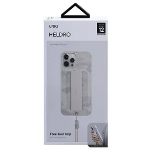 UNIQ etui Heldro iPhone 12 Pro Max 6,7" beżowy moro/ivory camo Antimicrobial - Etui i futerały do telefonów - miniaturka - grafika 7