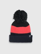 Czapki dla dzieci - 4F Czapka zimowa z pomponem dziecięca - multikolor Uniwersalny - miniaturka - grafika 1