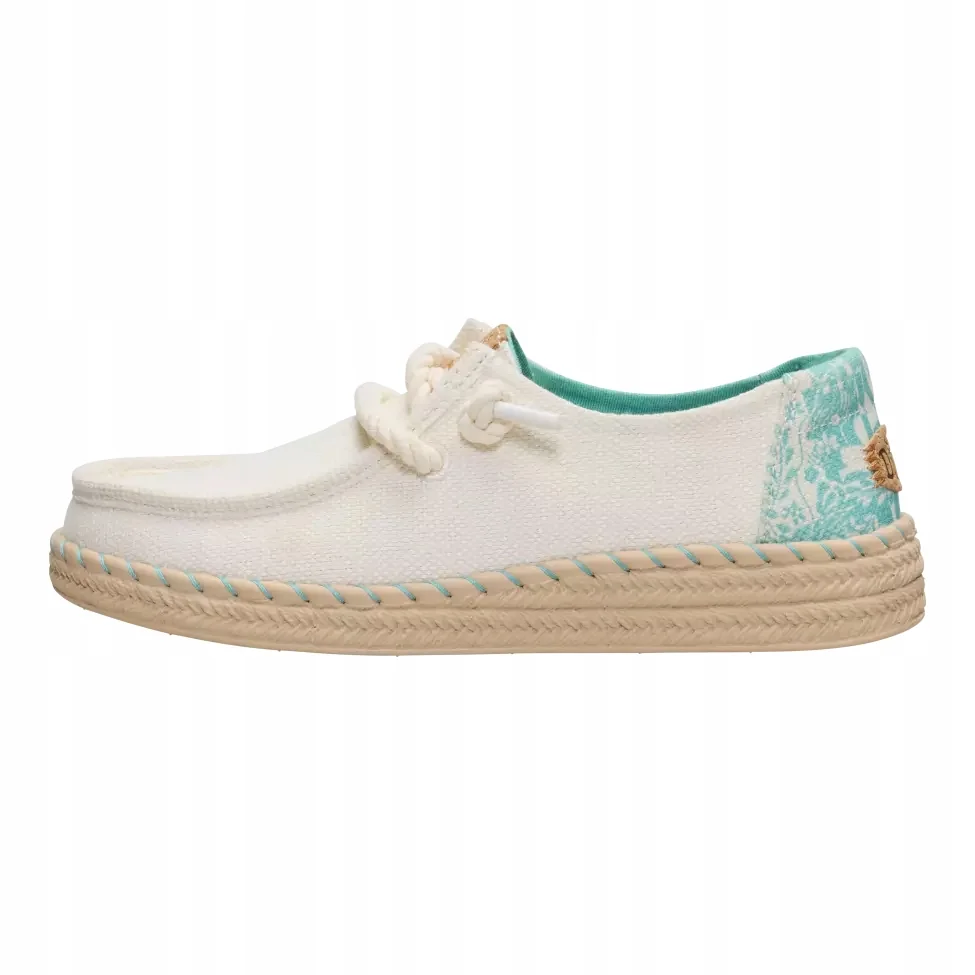 HeyDude Damskie Mokasyny Półbuty Wsuwane Wendy Espadrille Hibiscus 36