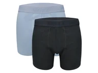 Majtki męskie - MEXX Bokserki męskie z bawełną, 2 pary (Granatowy/niebieski, L) - miniaturka - grafika 1