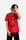 Coccodrillo t-shirt bawełniany dziecięcy kolor czerwony z nadrukiem
