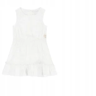 GUESS BIAŁA BAWEŁNIANA SUKIENKA DZIEWCZĘCA Z FALBANĄ 74 GXA - Sukienki GUESS BIAŁA BAWEŁNIANA SUKIENKA DZIEWCZĘCA Z FALBANĄ 74 GXA - Sukienki - miniaturka - grafika 1