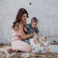 Torby i organizery dla mam - La Millou Torba Medium Feeria Premium ZIP Boho Palms Light - miniaturka - grafika 1