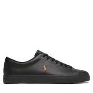 Sneakersy męskie - Sneakersy Polo Ralph Lauren Longwood 816884372002 Czarny - miniaturka - grafika 1
