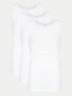 Gap Komplet 3 tank topów 483958-00 Biały Regular Fit - Koszulki męskie - miniaturka - grafika 1
