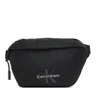 Saszetka nerka Calvin Klein Bold Waistbag LV04D3116G Czarny - Nerki - miniaturka - grafika 1