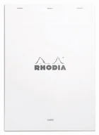 Notesy i bloczki - Blok Rhodia N°18 A4 21x29,7 cm, linie, biały - miniaturka - grafika 1