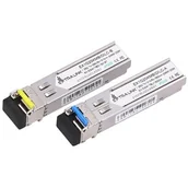 Pozostałe akcesoria sieciowe - ExtraLink SFP 1.25G WDM 1310/1550NM SM 20KM LC DDM - PAIR EX.6204 - miniaturka - grafika 1