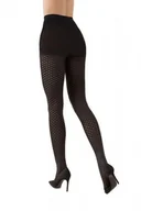 Rajstopy - Gabriella Wawes 312 czarne plus rajstopy damskie - miniaturka - grafika 1