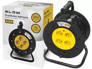 Blow PRZEDŁ.SIEC.PR-61 30M 4GU 3X1,5 PCV BĘBEN 5900804082682 - Listwy zasilające - miniaturka - grafika 2