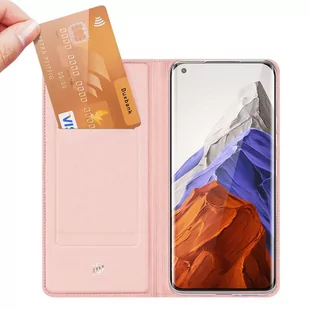 Dux Ducis Skin Pro kabura etui pokrowiec z klapką Xiaomi Mi 11 Pro różowy - Etui i futerały do telefonów - miniaturka - grafika 2