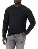 Bluzy męskie - BOSS bluza męska heritage, czarny (Black1), L - miniaturka - grafika 1