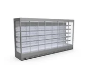 Szafy i witryny chłodnicze - 3,5-metrowy ciąg regału Vermello, pod agregat zewnętrzny - miniaturka - grafika 1