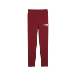 Młodzieżowe legginsy PUMA SQUAD PUMA Intense Red - Spodnie i spodenki dla dziewczynek - miniaturka - grafika 1