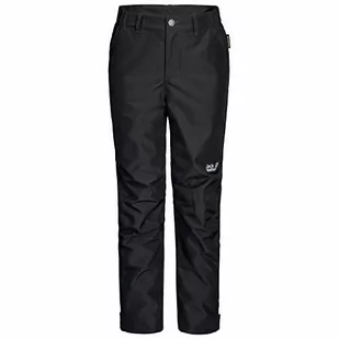 Jack Wolfskin Dziecięce spodnie SNOWY DAYS PANTS KIDS spodnie, czarne, 92 - Kurtki i płaszcze dla chłopców - miniaturka - grafika 1