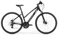 Rowery - Rower crossowy damski Merida Crossway 15-D lady XS (39) glossy black - miniaturka - grafika 1