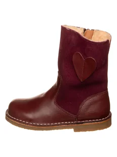 kmins Skórzane kozaki zimowe w kolorze ciemnobrązowym - Kozaki damskie - miniaturka - grafika 1