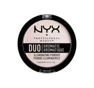 NYX Professional Makeup Duo Chromatic Illuminating - Snow Rose - Pudry do twarzy - miniaturka - grafika 1