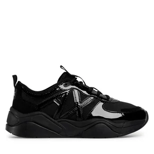 Sneakersy Armani Exchange XDX039 XV311 00002 Czarny - Sneakersy damskie - miniaturka - grafika 1
