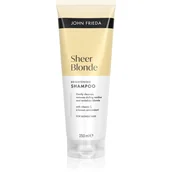 Szampony do włosów - John Frieda Sheer Blonde Brightening Shampoo szampon rozświetlający do włosów blond 250 ml - miniaturka - grafika 1