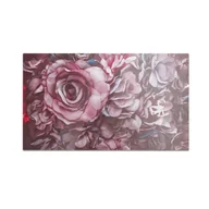 Deski do krojenia - Szklana deska do krojenia HOMEPRINT Piękne sztuczne kwiaty 60x52 cm - miniaturka - grafika 1