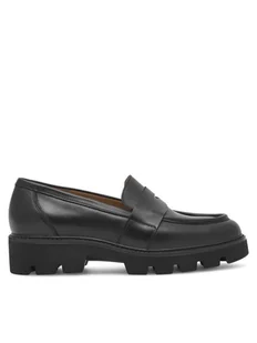 Badura Loafersy AMANTEA-E23-28180NAP Czarny - Półbuty damskie - miniaturka - grafika 1