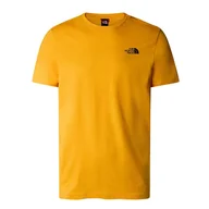 Koszulki sportowe męskie - Koszulka The North Face Red Box 0A2TX256P1 - żółta - miniaturka - grafika 1