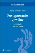 Prawo - Postępowanie cywilne z testami online - książka - miniaturka - grafika 1