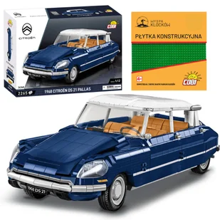 Cobi 24348 SAMOCHÓD CITROEN DS 21 PALLAS 1968 2265 EL. - Klocki - miniaturka - grafika 1